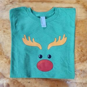 Youth Christmas Short Sleeve Tee Size 10